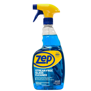 Zep Streak-Free Glass Cleaner Professional Grade Formula that Cleans Dirt, Fingerprints, Grime, Smoke Haze, and Toothpaste on Windows, Mirrors, and Other Glass Surfaces
