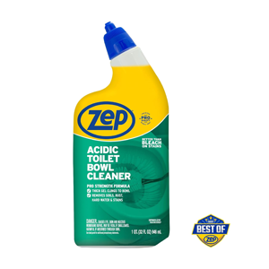 Zep Acidic Toilet Bowl Cleaner Experience the Ultimate Cleaning Power with Our 2x Thicker Clinging Formula, Designed to Deliver a Professional-Quality Clean